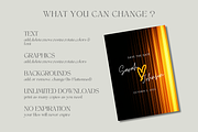 Modern Black Gold Wedding Invitation, an Invitation Template by InvitingStorys (Thumbnail 9 of 10)