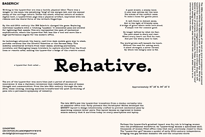 Rehative Typewriter