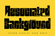 Associated Background - Geometric, a Sans Serif Font by 177Studio (Thumbnail 1 of 8)