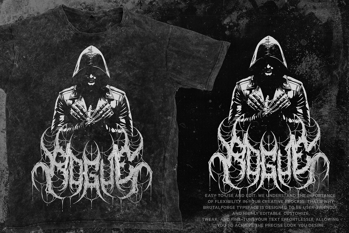 Nexus Blackmetal Font, a Blackletter Font by Blackmetalfont (Photo 5 of 6)