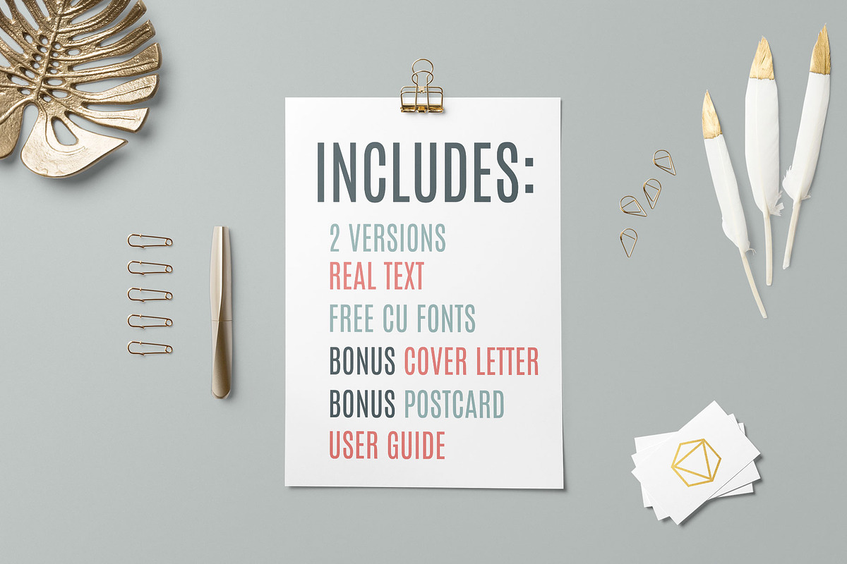 Resume & Cover Letter Templates, a Resume Template by Khara Plicanic (Photo 2 of 6)