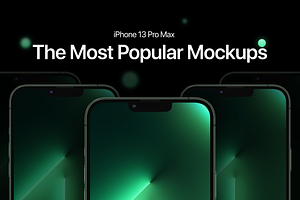 Top 12 IPhone 13 Pro Max Mockups