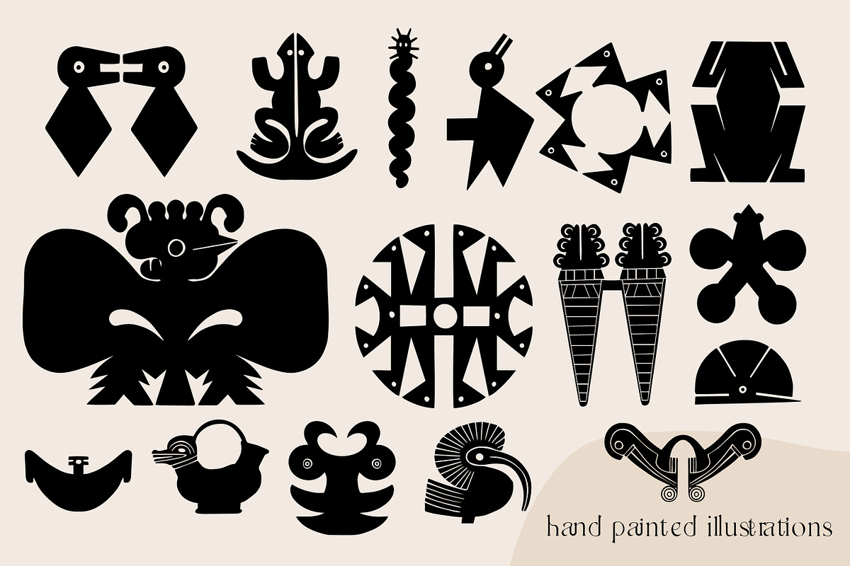 Pre-Columbian, Mythology & Abstract, an Animal Illustration by Camara Design (Photo 5 of 7)