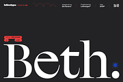 Beth - Intro Family 60% off, a Serif Font by Latinotype (Thumbnail 1 of 17)