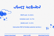 Hand-drawn Wedding Invitation Suite, an Invitation Template by INRASSION (Thumbnail 9 of 10)