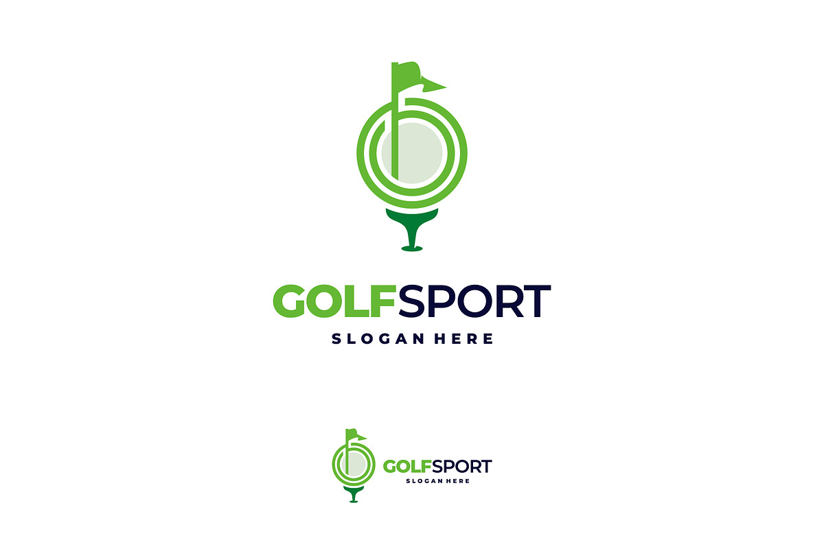 Set of Iconic Golf logo designs, a Design Template by Lucky Creative (Photo 5 of 5)