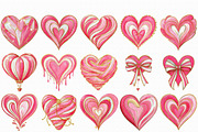 Valentine's Clipart Heart PNG, an Illustration by Libby Wishes (Thumbnail 5 of 5)