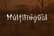 Mortal Sin | Halloween font, a Handwritten Font by Mr.Typeman (Thumbnail 6 of 7)