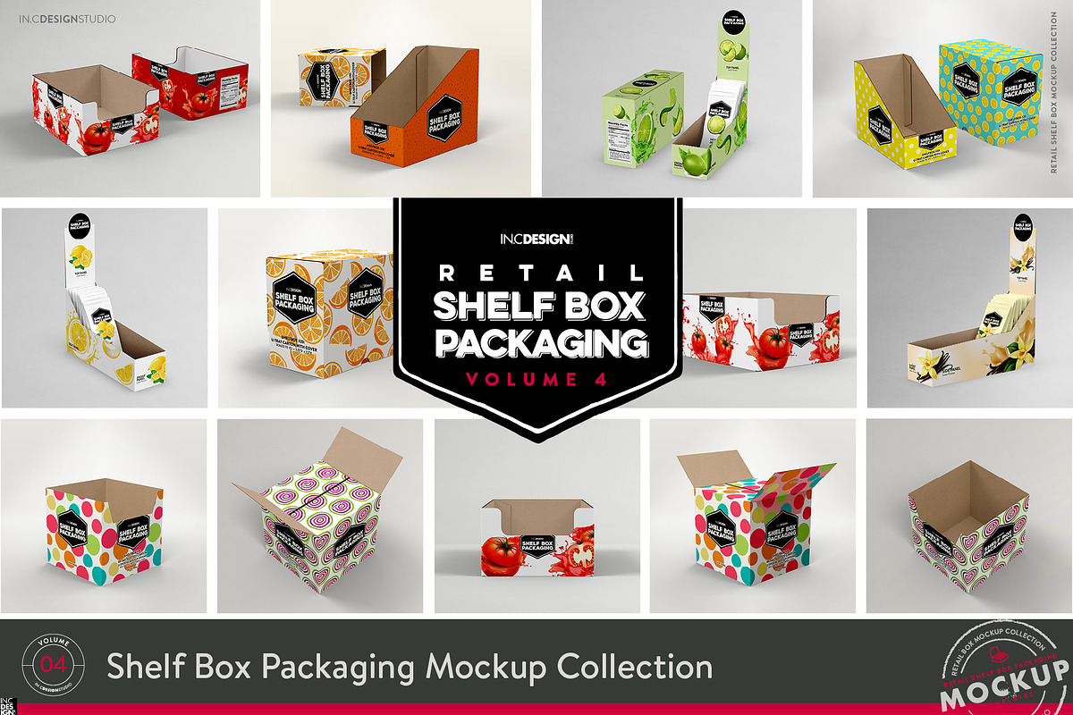Retail Shelf Box Packaging MockUps4, a Packaging Mockup by INCDesign (Photo 6 of 7)