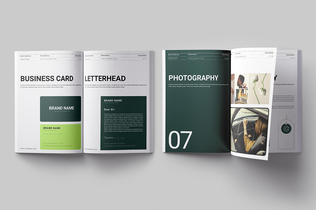 Brand Guideline Template, a Brochure Template by ElvinPrint (Photo 7 of 9)