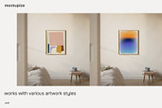 4x5 Bedroom Frame Mockup Artful, a Household Mockup by mockupize (Thumbnail 5 of 7)