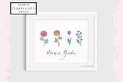 Procreate Floral Line Art Stamp Set, a Brush Add-On by My Fancy Design Shop (Thumbnail 10 of 10)