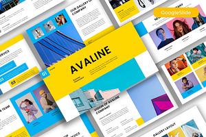 Avaline – Business Google Slide, a Presentation Template by kreatifreya