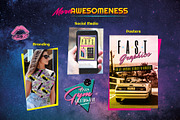 The Complete 1980s Graphics Bundle!, a Texture Illustration by Wingsart Studio (Thumbnail 9 of 9)