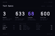 Signal Mono - Futuristic Monospace, a Serif Font by HipFonts (Thumbnail 8 of 14)
