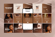 Brown Lash artist Instagram Template, a Social Media Template by My Template Studio (Thumbnail 13 of 18)