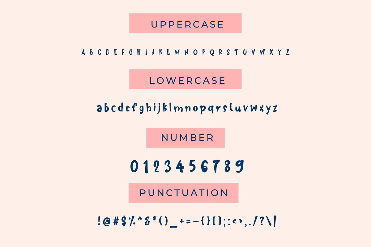 First Day is a cute handwritten font, a Handwritten Font by Brown Cupple (Photo 5 of 6)