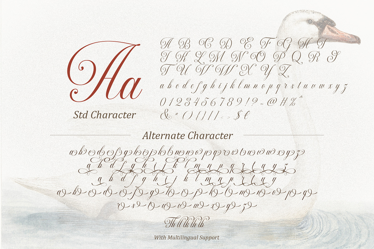 Silken Luxe - Classy Cursive Script, a Script Font by Bale Type (Photo 9 of 9)