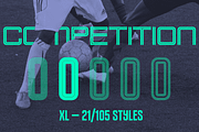 Competition XL (subfamily), a Sans Serif Font by Sportsfonts (Thumbnail 1 of 9)