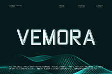 Vemora || Modern Futuristic Sans Ser