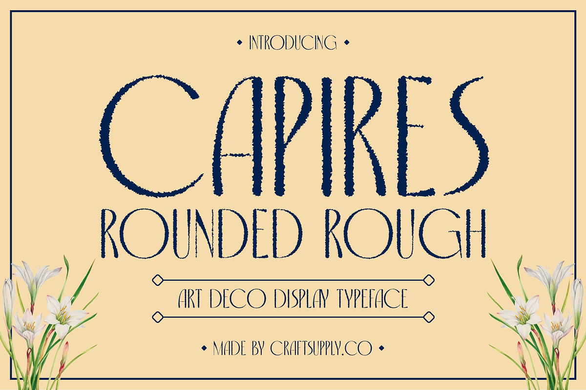 Capires Rounded Rough, a Sans Serif Font by Craft Supply Co. (Photo 1 of 8)