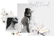 Salt Coral. Sea shell and flowers., an Object Illustration by ma_i_vi (Thumbnail 2 of 12)
