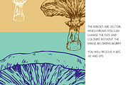 Mushrooms - vector illustration set, a Food Illustration by Renée from Studio neetje (Thumbnail 4 of 6)