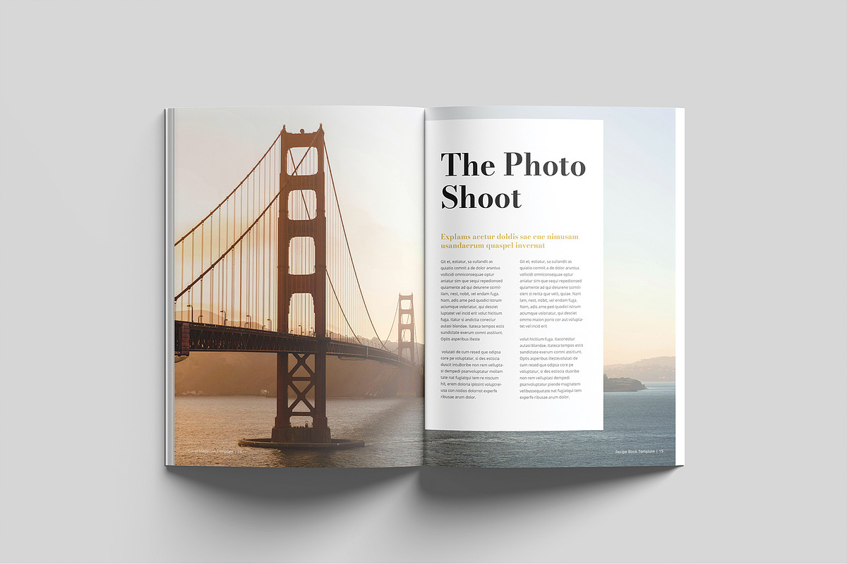Travel Magazine Template, a Magazine Template by Cleffon_Graphic_Studio (Photo 8 of 11)