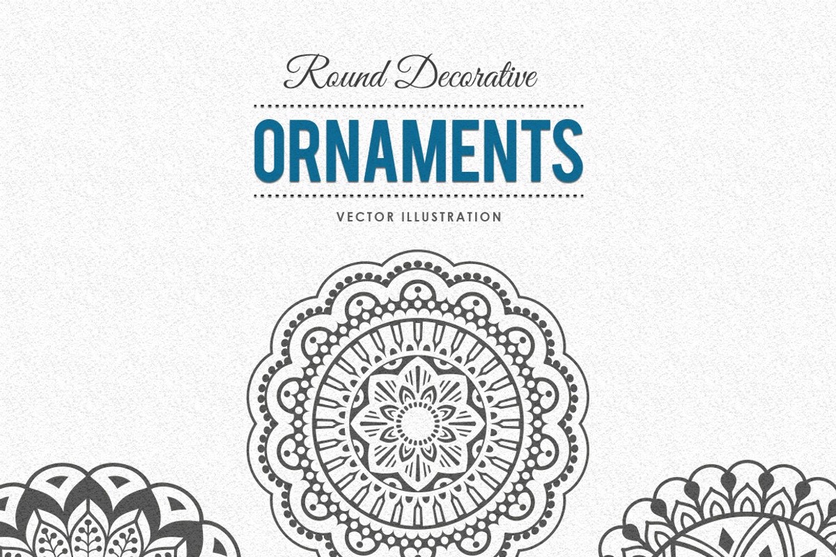 Round Decorative Ornaments, an Object Graphic by Solana (Photo 1 of 5)