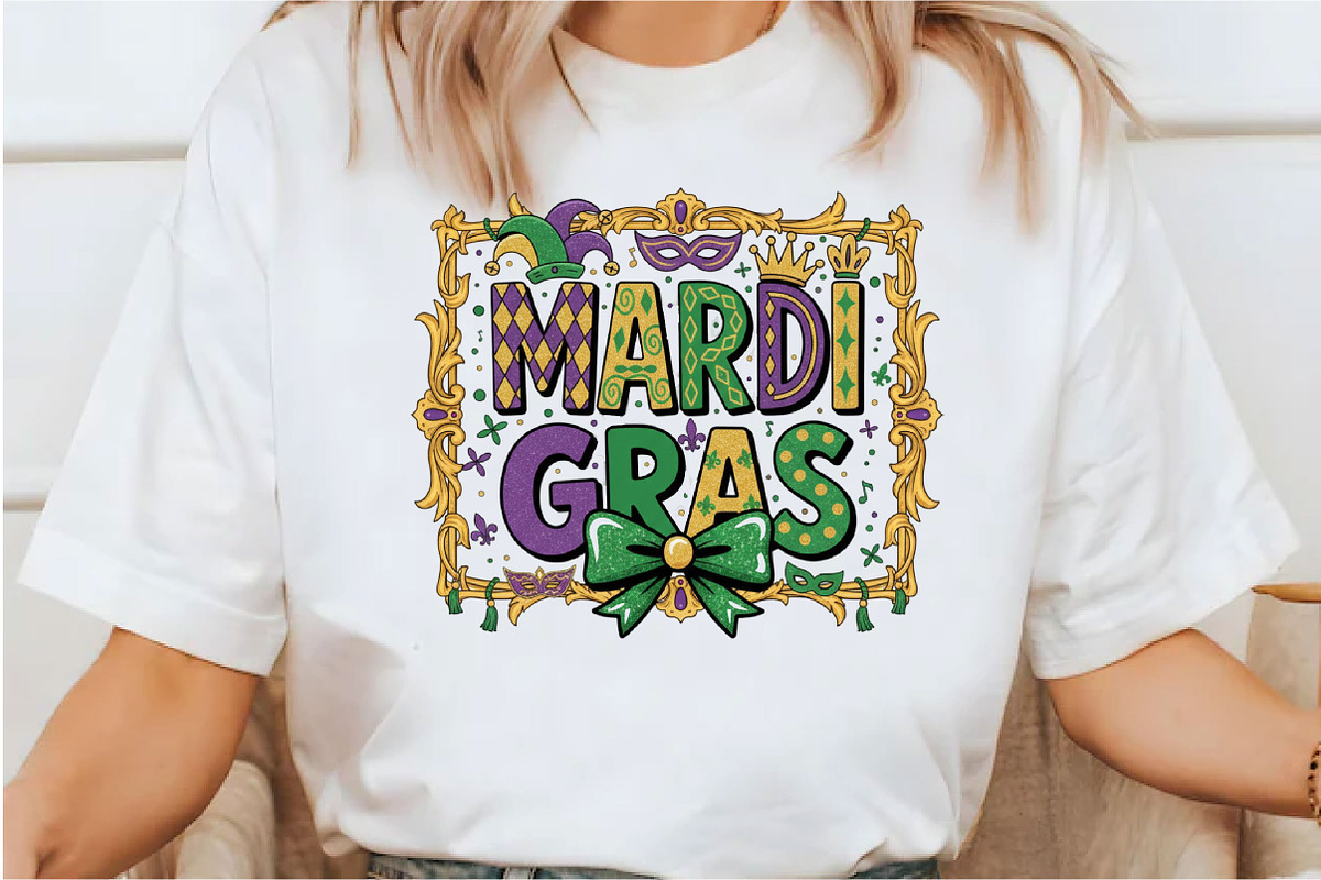 Mardi Gras PNG, Preppy Mardi Gras, an Illustration by Designking (Photo 2 of 6)