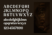 Qureah Modern Retro Serif Font, a Serif Font by Storytype Studio (Thumbnail 12 of 15)