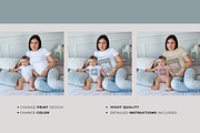 Baby Bodysuit Mockup Set + T-shirt, an Apparel Mockup by TrendkeyMockups (Thumbnail 5 of 7)