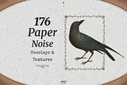 176 Paper Noise Overlays & Textures, a Texture Graphic by Freezerondigital (Thumbnail 1 of 24)