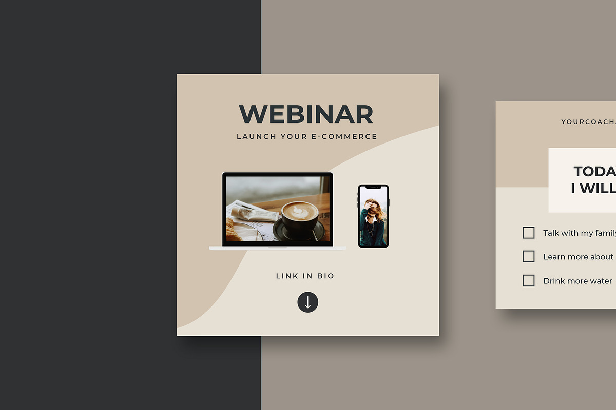 Coach Social Media Kit, a Social Media Template by Design District (Photo 8 of 21)