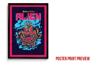 Alien Invaders Illustration