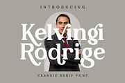 Kelvingi Rodrige Serif Font LS, a Serif Font by GranzCreative (Thumbnail 1 of 13)
