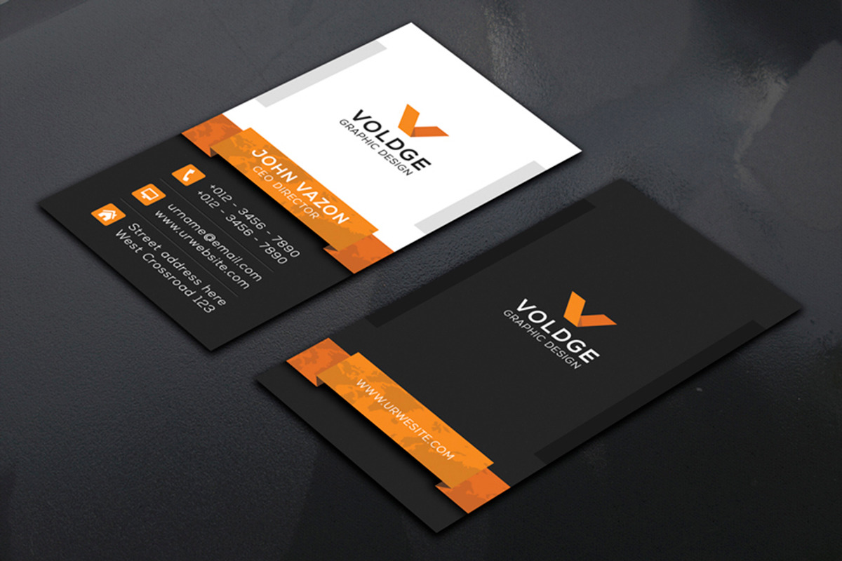 Vertical Business Card, a Business Card Template by Creative_Arts (Photo 4 of 5)