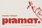 Pramat - Bold Display Sans, a Sans Serif Font by Bale Type (Thumbnail 1 of 9)