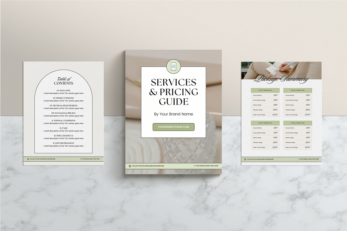Pricing Guide Templates for Canva, a Brochure Template by Fallon Gerst (Photo 19 of 21)