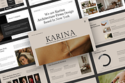Karina Google Slides Template, a Presentation Template by Faiz zakharia (Thumbnail 1 of 9)