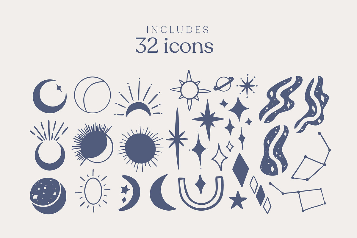 Starry Night Vector Graphics, an Object Graphic by Sydney Paige (Photo 2 of 4)