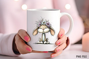 Whimsical Easter Bunny Clipart, an Illustration by Craft Nest (Thumbnail 8 of 11)