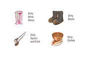 Dirty Everyday Objects, an Object Graphic by Deemak Daksina (Thumbnail 2 of 3)