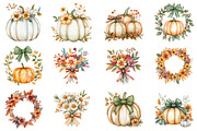 Magical Autumn Boho Pumpkin, an Illustration by CitraGraphics (Thumbnail 3 of 5)