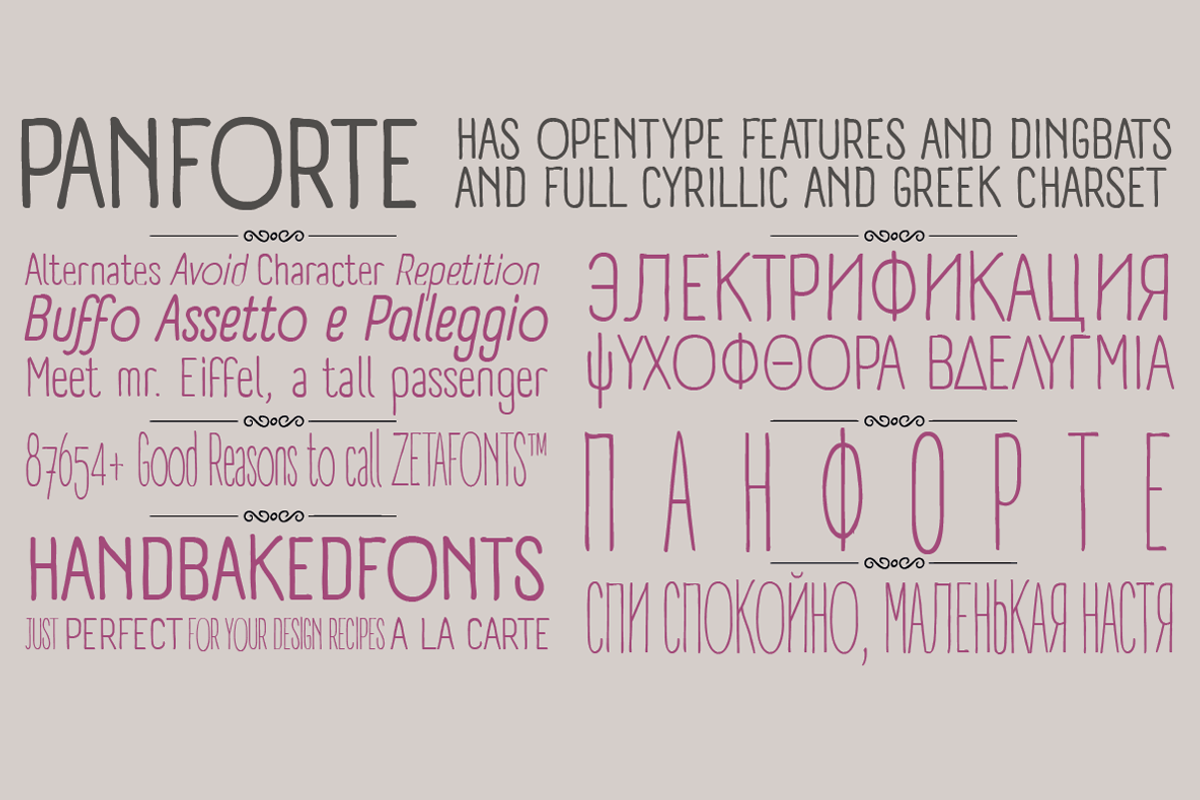 Panforte Pro - 7 fonts preview 8