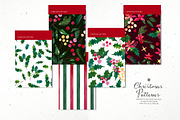 Watercolor Christmas Patterns Set, a Pattern Graphic by Webvilla Studio (Thumbnail 6 of 6)