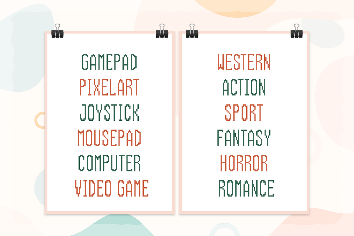 Onyx Pixel Game Font, a Font by alpercakici (Photo 9 of 10)