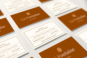 Business Card Template - La Fontaine