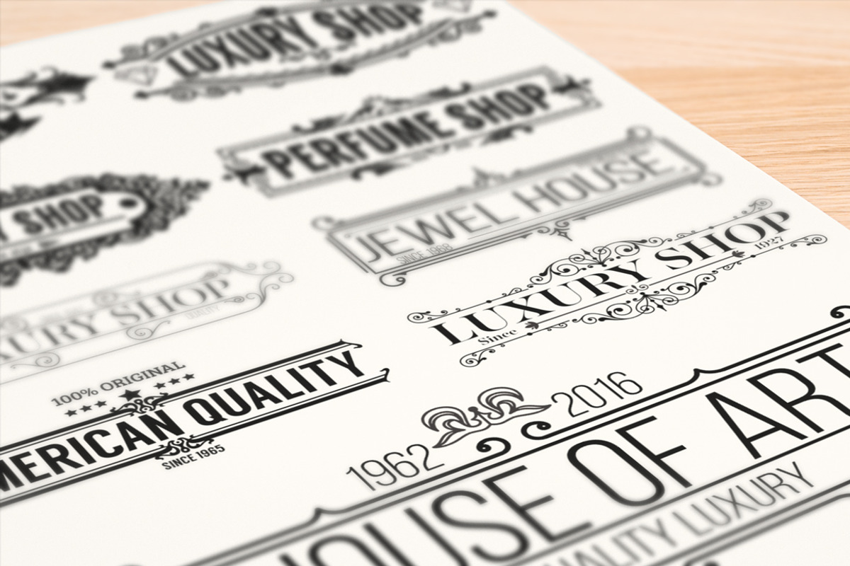 9 Luxury Labels, a Branding & Logo Template by Arys Design (Photo 5 of 6)