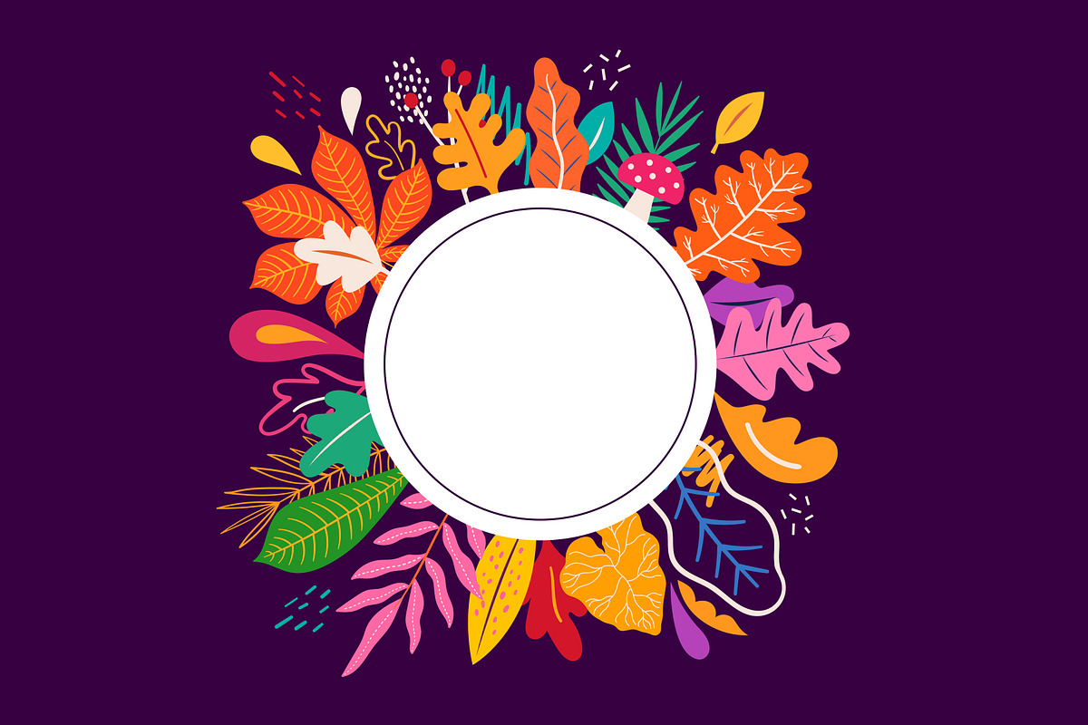 Autumn playful collection, a Seasonal Illustration by MoleskoStudio (Photo 8 of 16)
